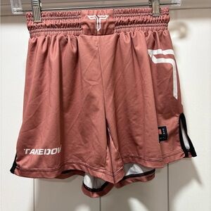 Takedown Shorts Women Size Small Athletic Size Small Fight MMA Pink Coral